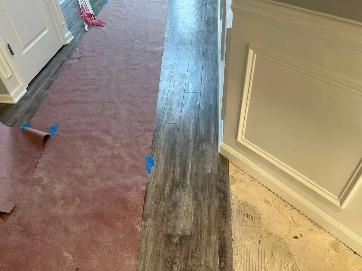 Completed marble shower restoration in Burlington